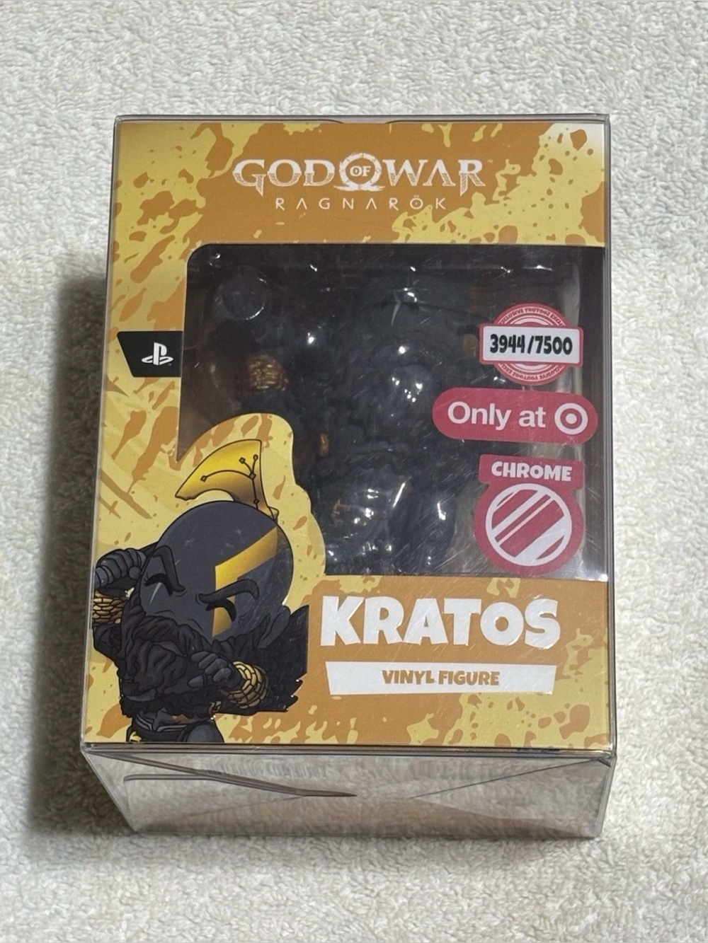 Youtooz Kratos Chrome God of War Ragnarök Vinyl Figure LE /7500 Target Exclusive